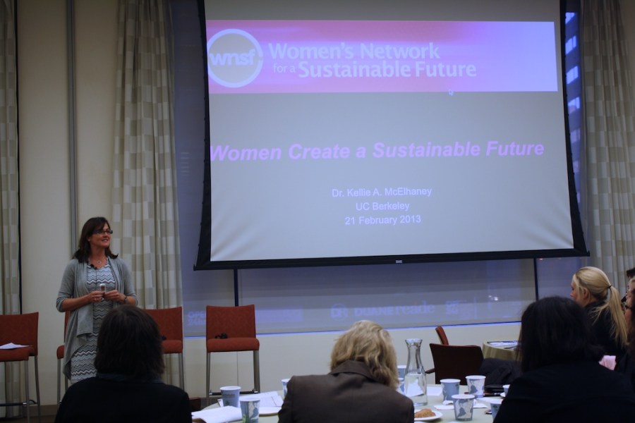 Dr. Kellie McElhaney presents survey on impact of women in business